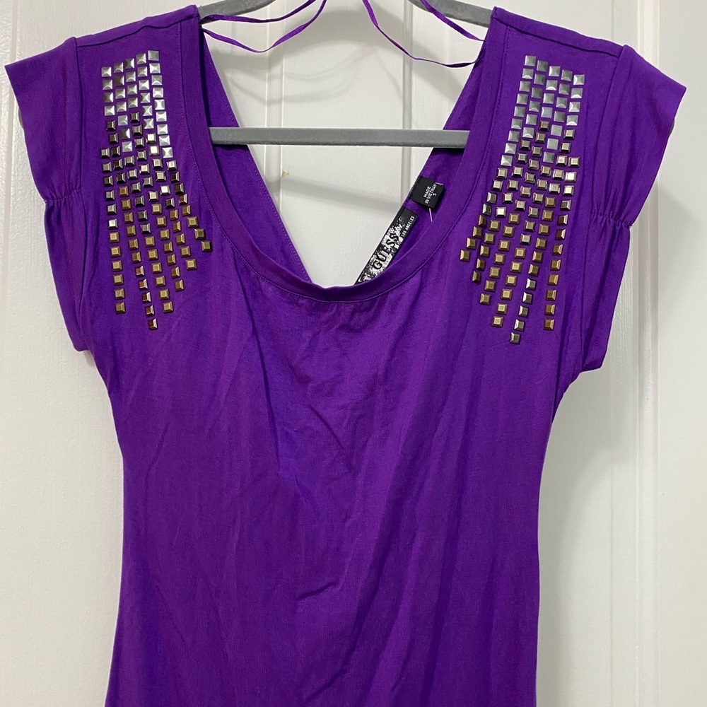 New With Tags Guess Purple Evening Dress